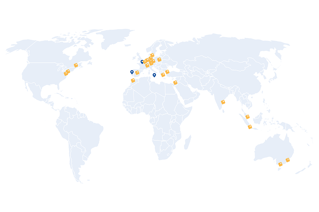 Our Worldwide Presence - Akteos