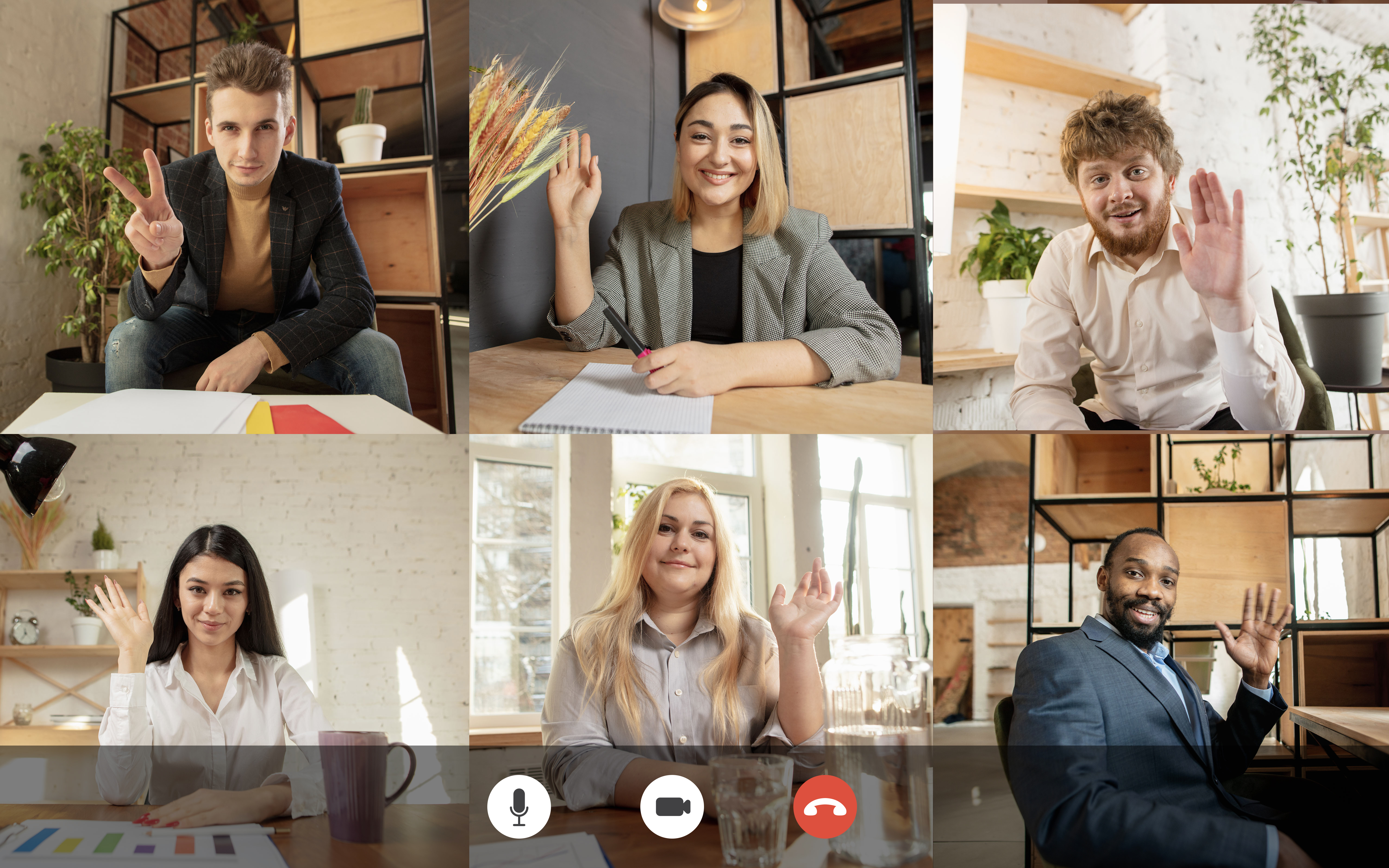 Video conferencing: how to break the ice remotely?